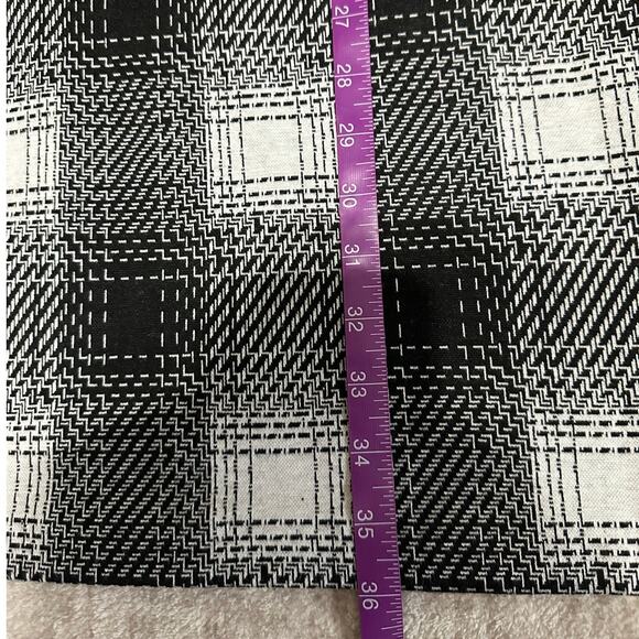 Tommy Hilfiger Black and White Plaid Short Sleeve Contrast Collar Dress Size 6 - Picture 7 of 7